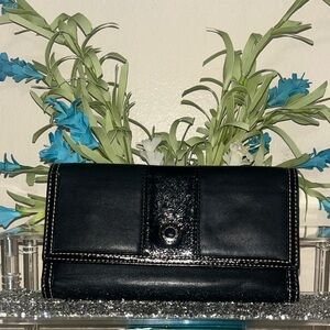 COACH Rehab Black Wallet